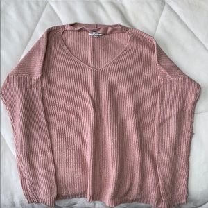 AMERICAN EAGLE OUTFITTERS blush pink sweater